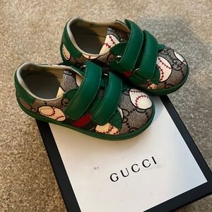Authentic Gucci Baseball Design Shoes